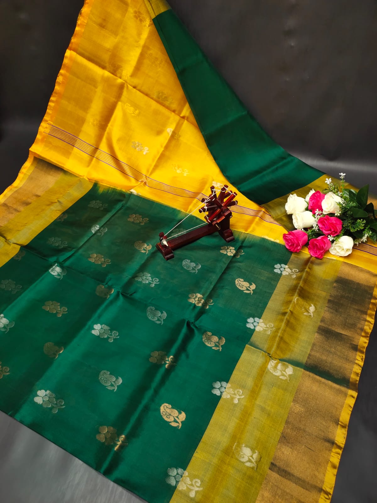 Udhrita | Pure silk uppada saree