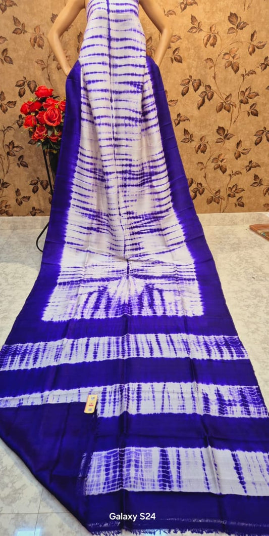 Shikarata | Shibori on Murshidabad Silk