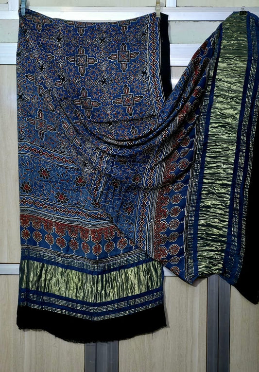 Abhvesh  | Ajrakh Dupatta