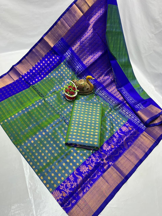 Umira | Uppada Pattu Saree with all over buttis