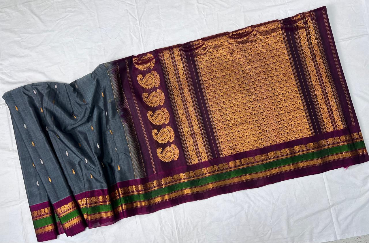 Evelyn | Gadwal Sarees in Silk Cotton