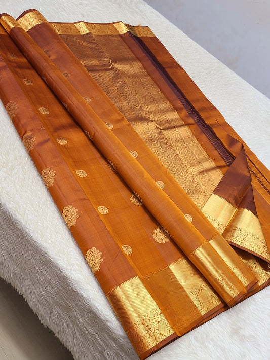 Bhavyae | 1G zari kanjeevaram saree