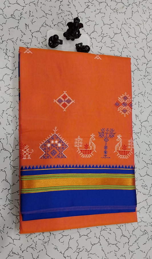 Jayalalithaa | Karnataka Kasuti work saree