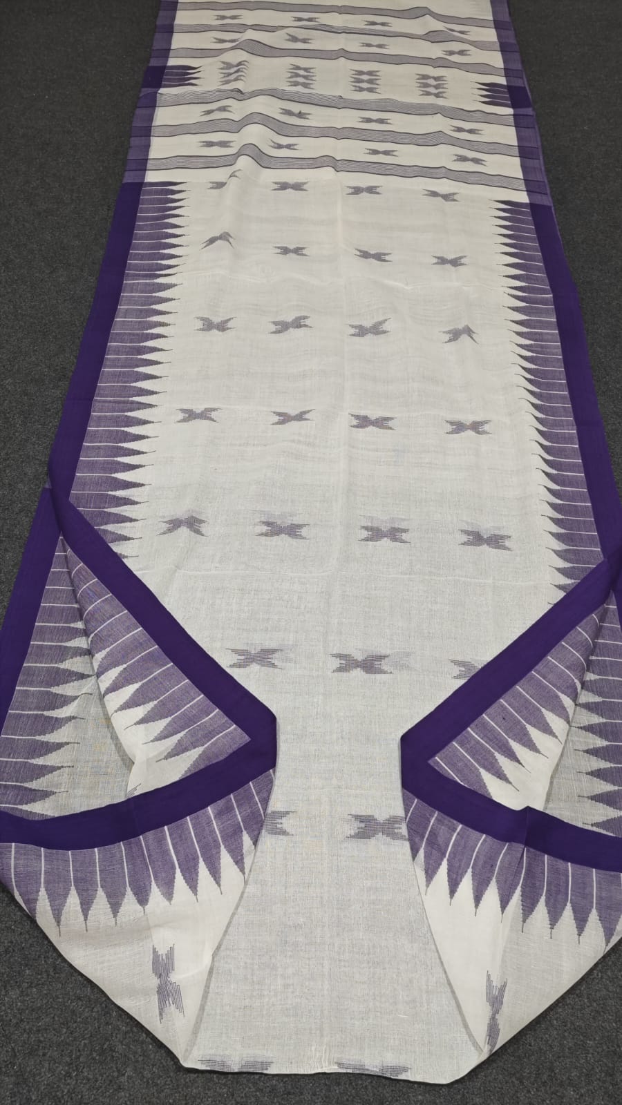 Authentic handloom
 monipuri cotton saree
With bp
