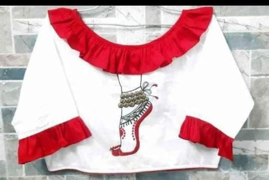 Chinitha | embroidered blouse