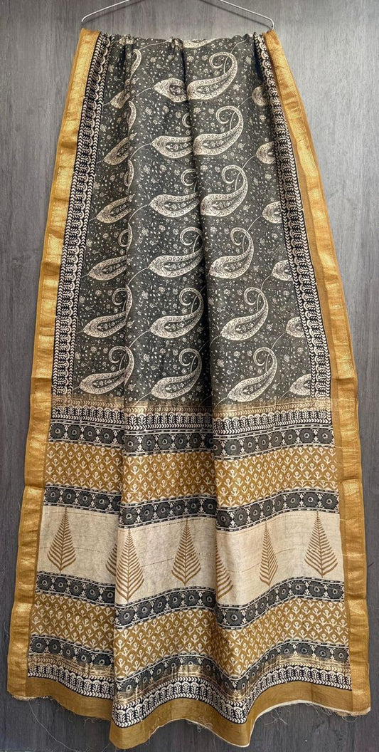 Bhumika | Block printed with Maheshwari border