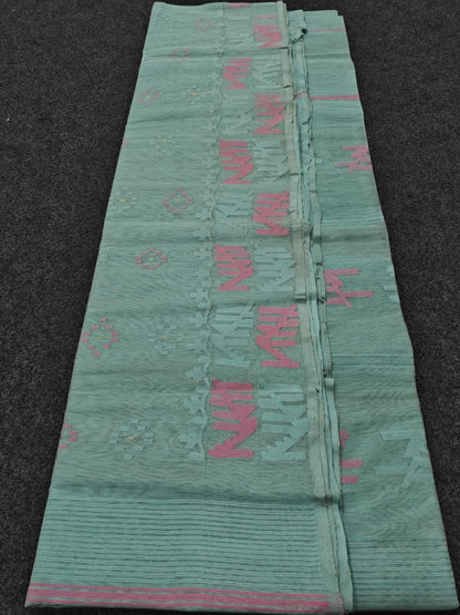 Dulari | Cotton Silk Dhakai Saree