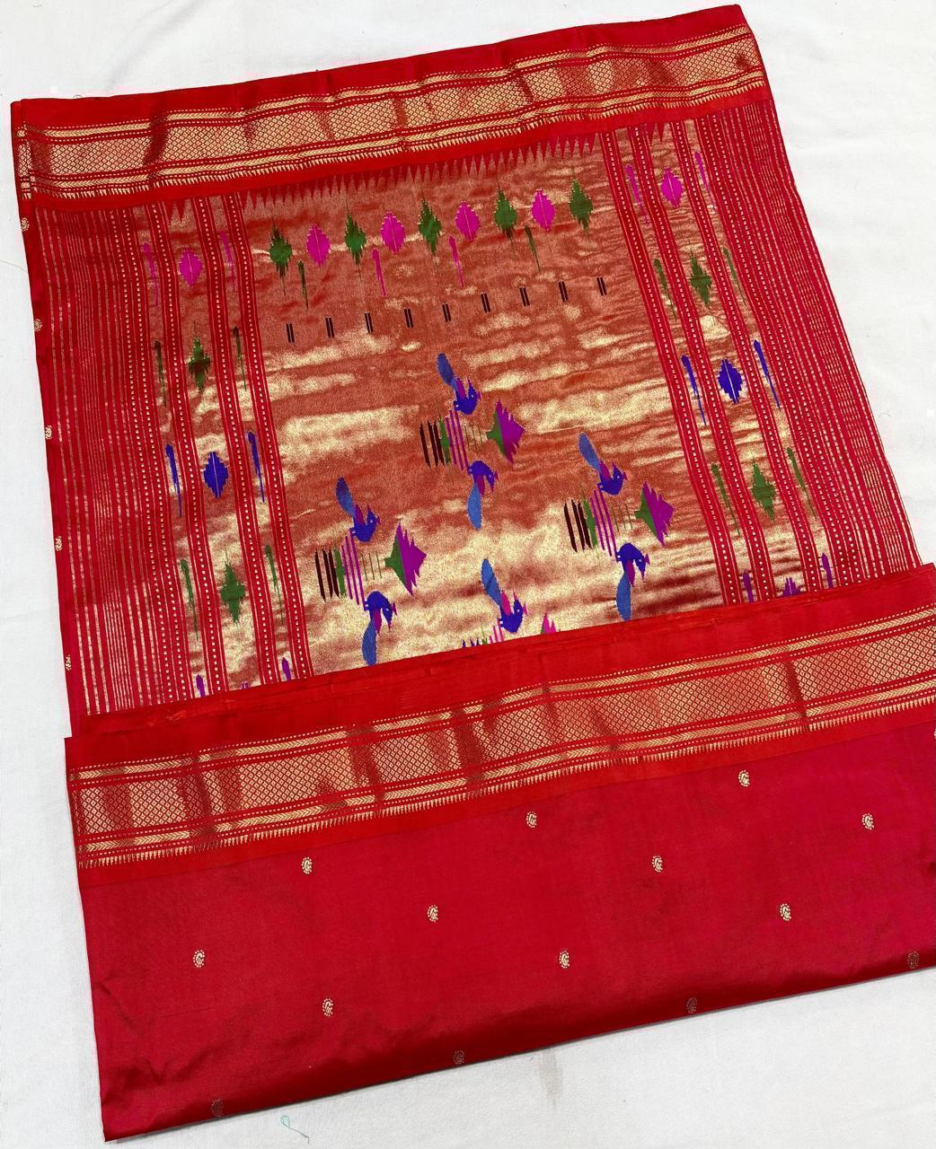 Dhishvani | Pure handloom silk paithani