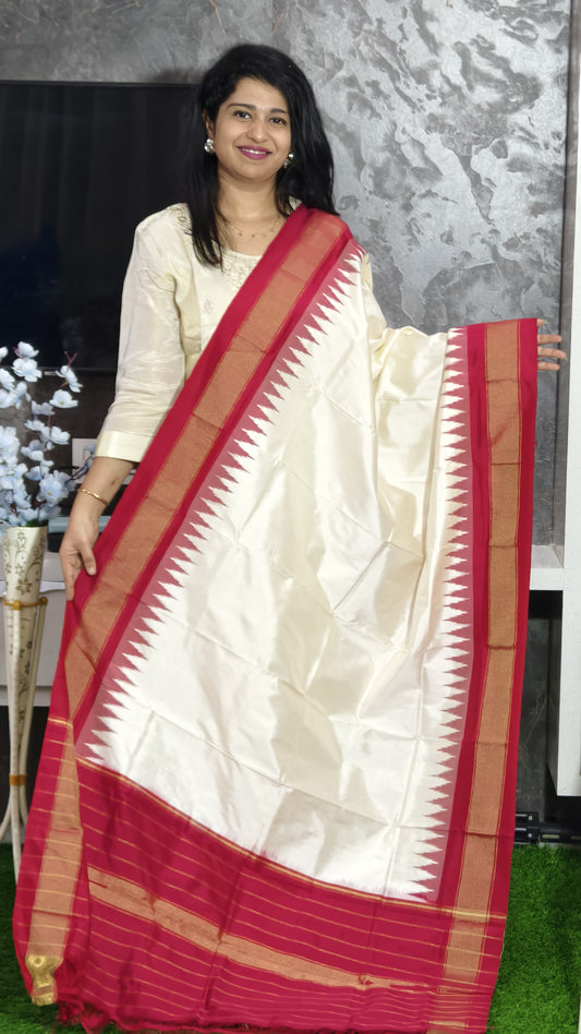 Ilina | Ikat pure silk dupatta