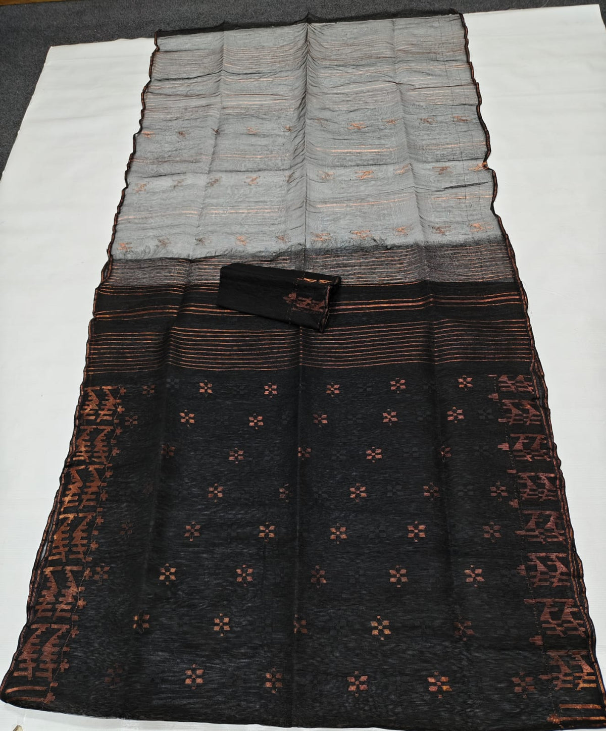 Damyanti | Cotton Silk Dhakai Saree