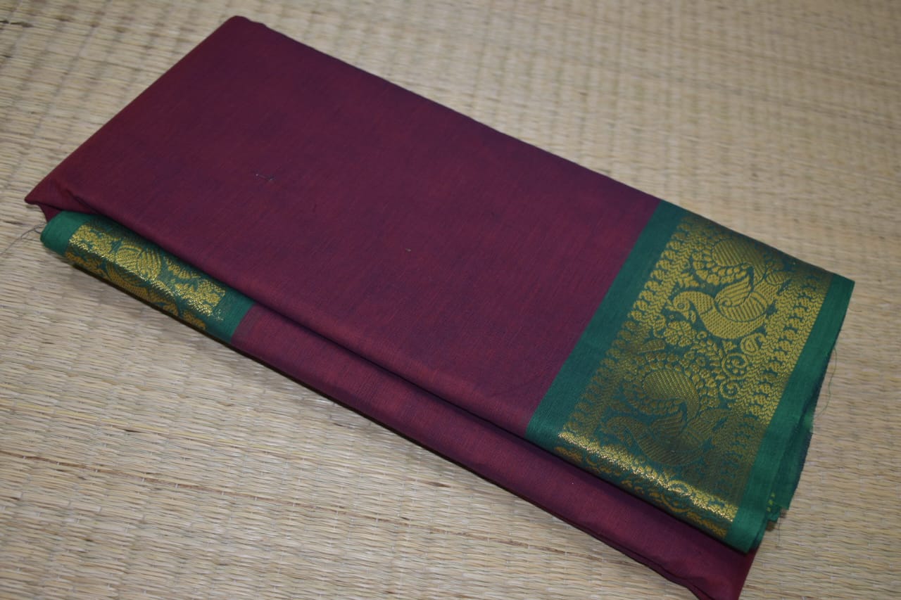 Chettinadu Cotton Saree in Pink