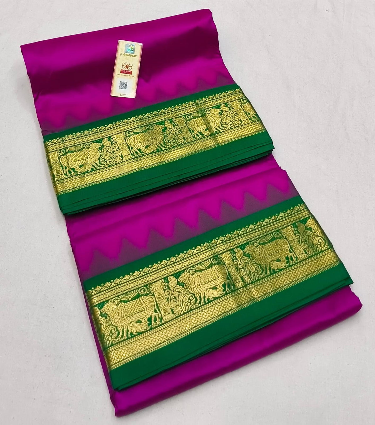 9 yards pure silk kanchipuram saree