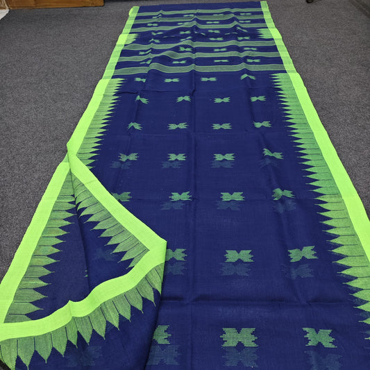 Handloom manipuri cotton saree
With bp