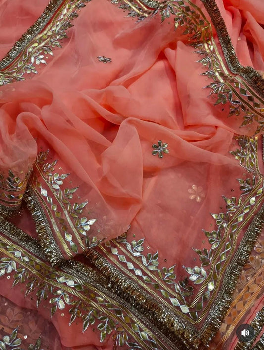 Gagin | Gota patti Saree