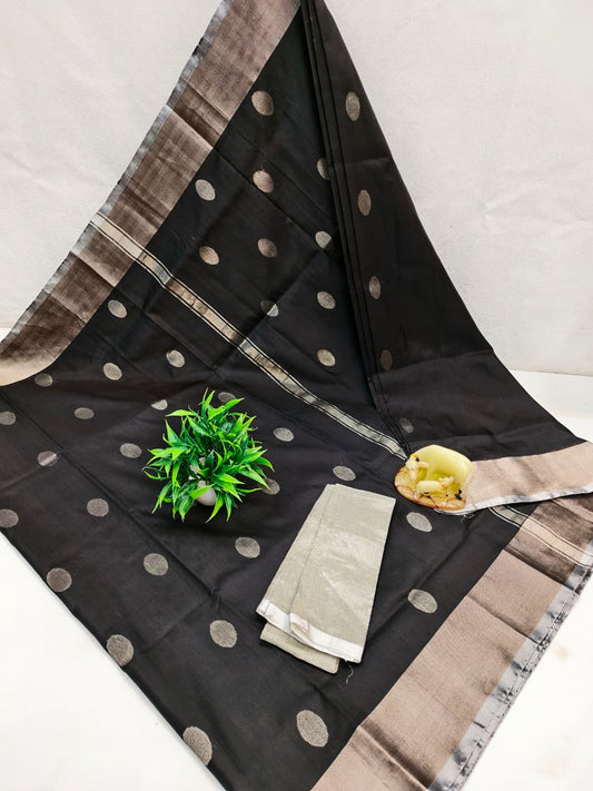 Udita | Pure silk uppada with dollar buttis