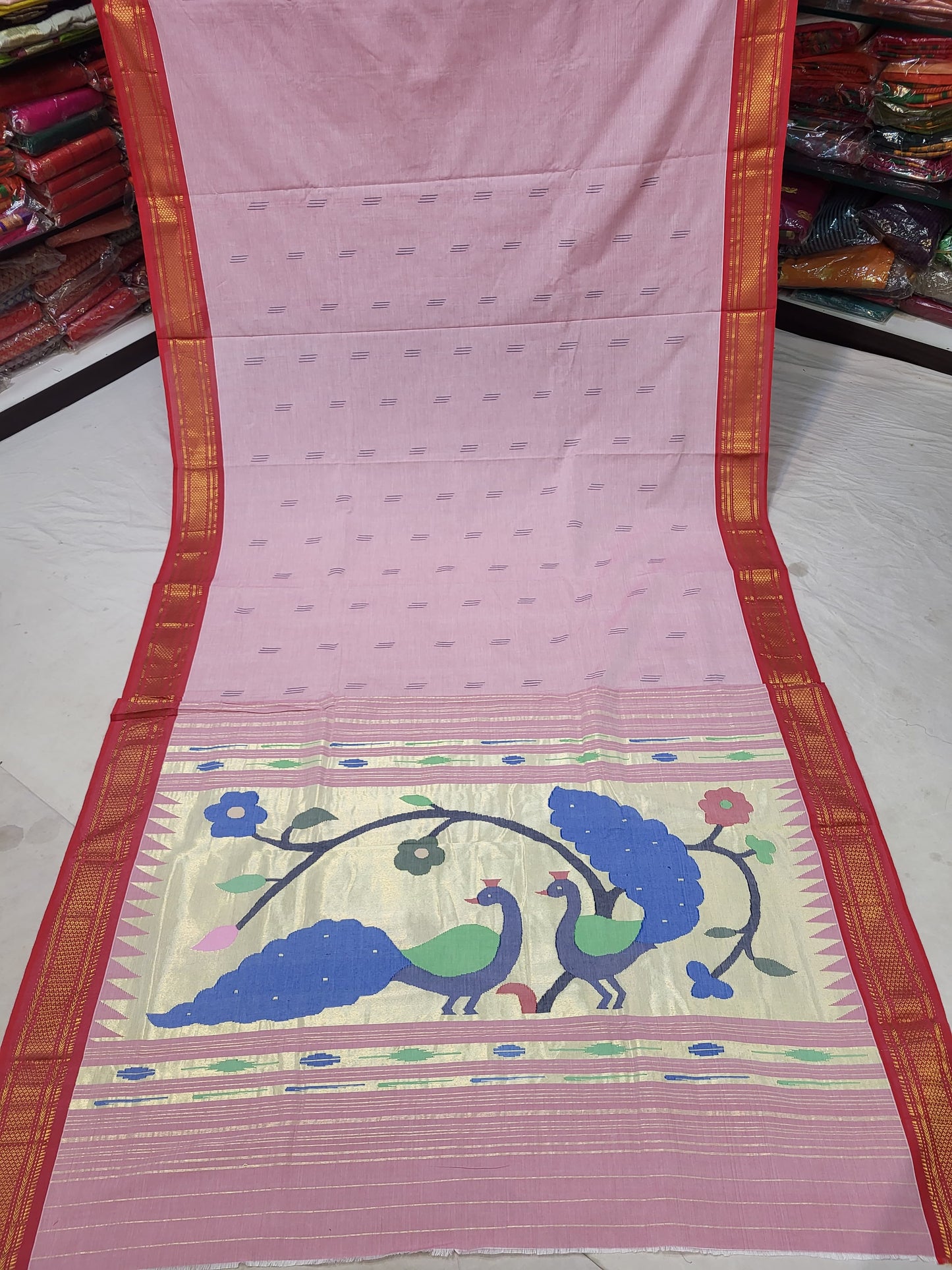 Barkha | Cotton Paithani Saree