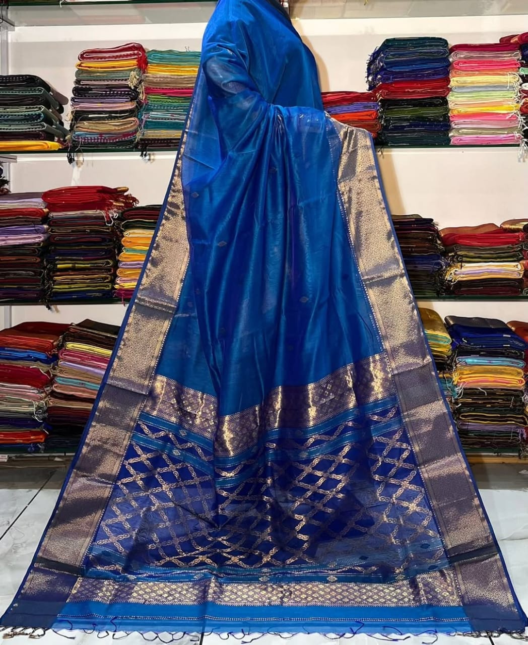 Mantram | Cotton Silk Maheshwari