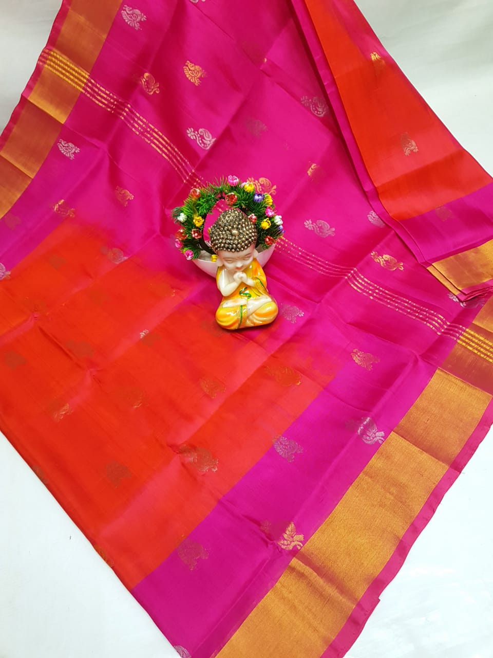 UshaPallavi | Pure silk uppada saree