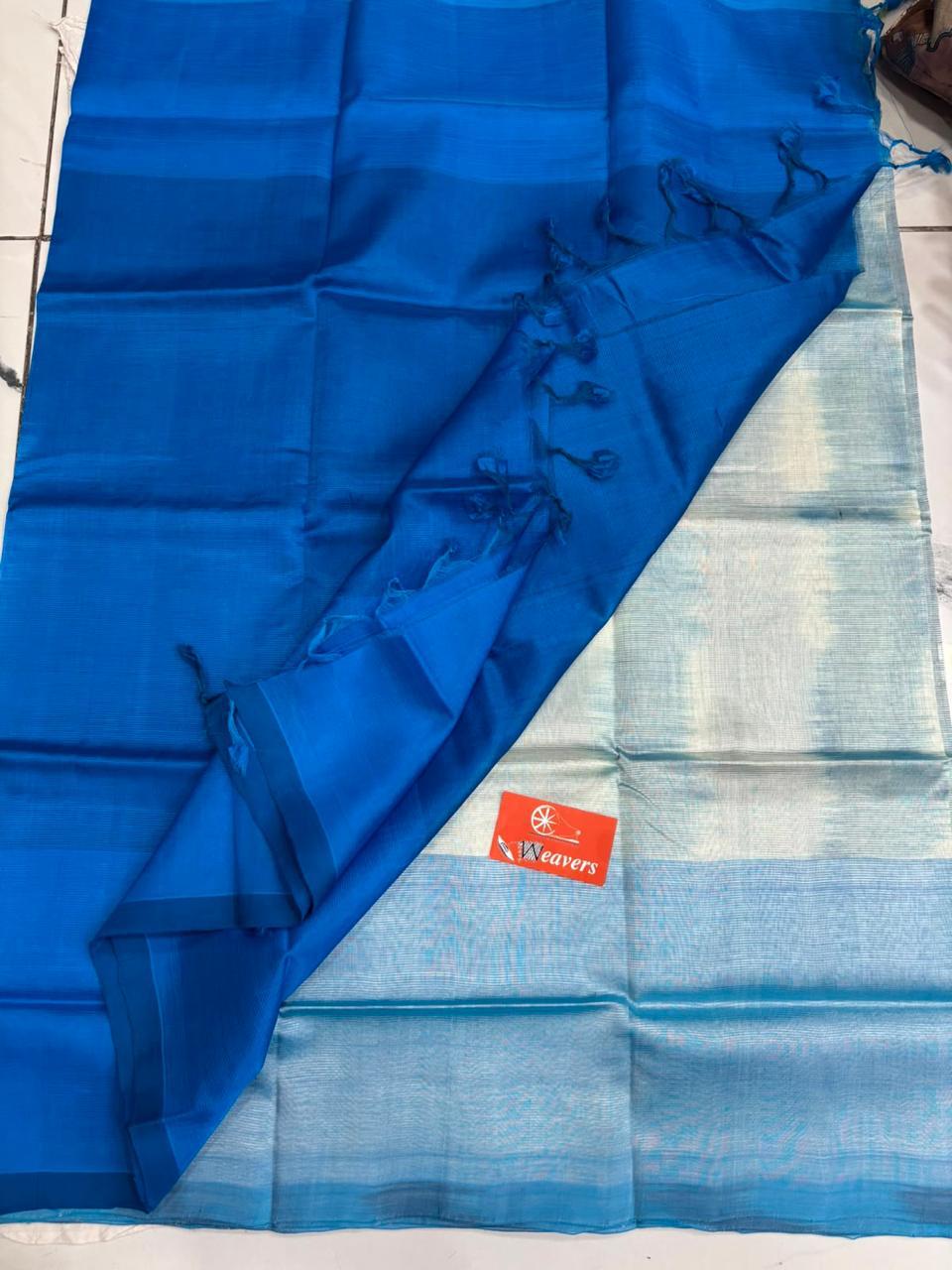 *Pure Handloom Mangalagiri CottonSilk Saree 

*Wholesaree Ikkat Design 

*Without Zari Border  

*Contrast Pallu Blouse 