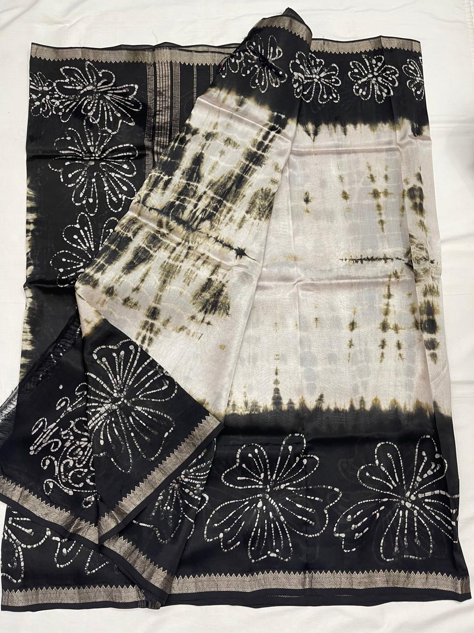 Saranyaa | Shibori Mangalagiri Saree