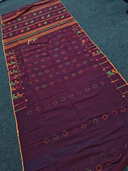 Deepthi | Cotton Silk Dhakai Saree