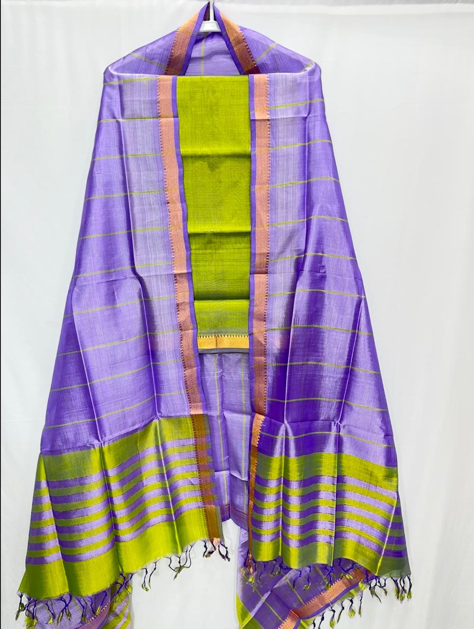 Farineah | Mangalagiri-Pattu-Dress-Material