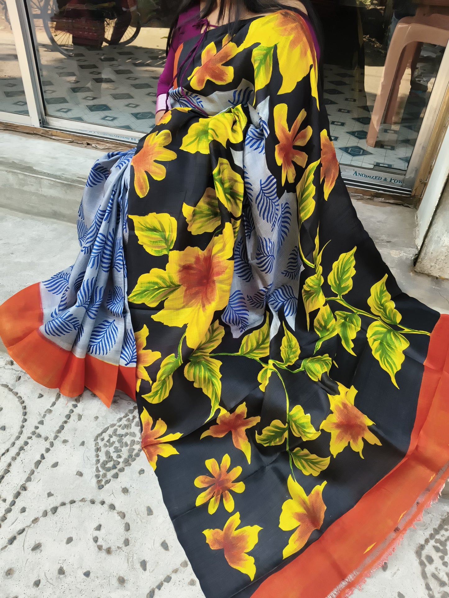 Adimana | Murshidabad Silk Batik Sarees