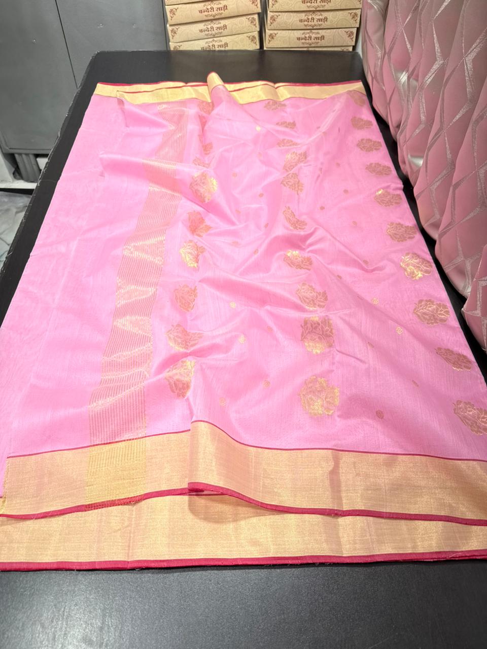 Chandaroopa | Cotton Silk Chanderi Saree