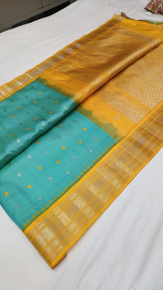 Bhaira- gadwal| Gadwal Sarees in pure Silk