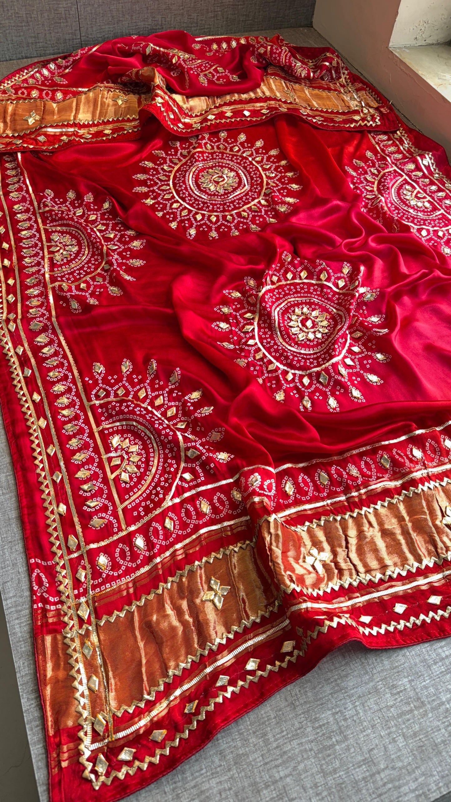 Aaranjali | Gota Patti on Gajji Silk