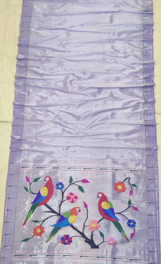 Sinyara | Single Muniya Paithani Silk Saree