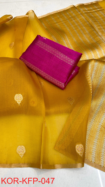 Bakula | PURE KORA SILK SAREES