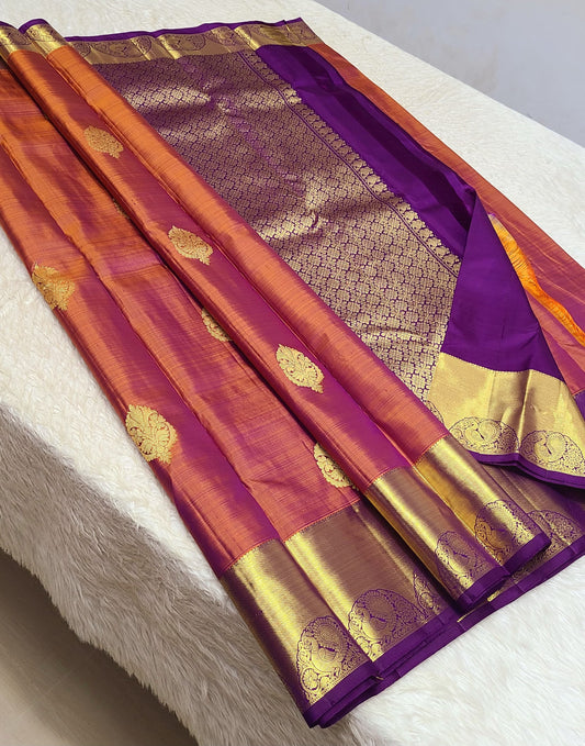 Aartisree | 1G Zari Pure silk kanchipuram saree