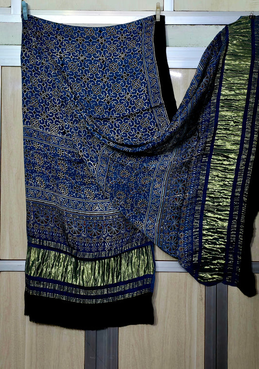 Abhvesh  | Ajrakh Dupatta