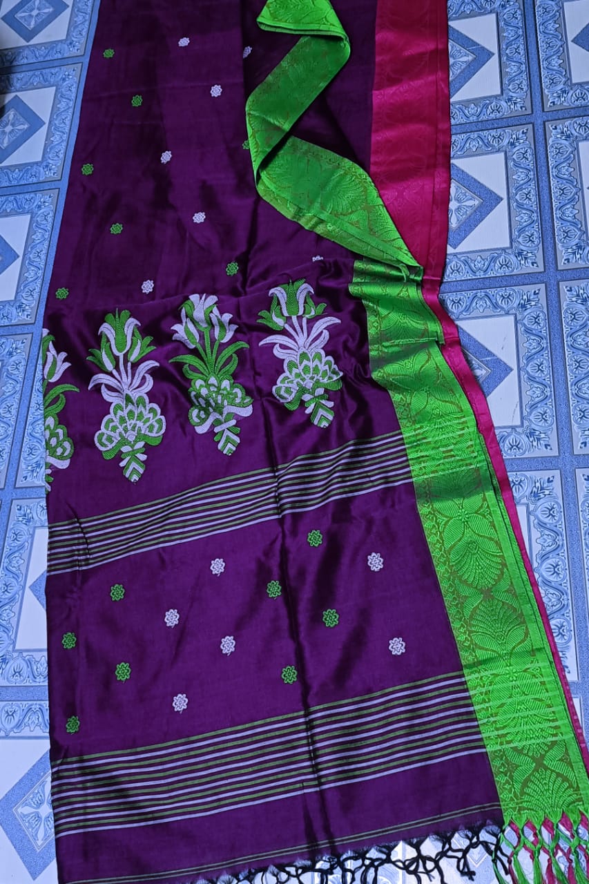 Jayanidhi | Cotton Jamdani Saree