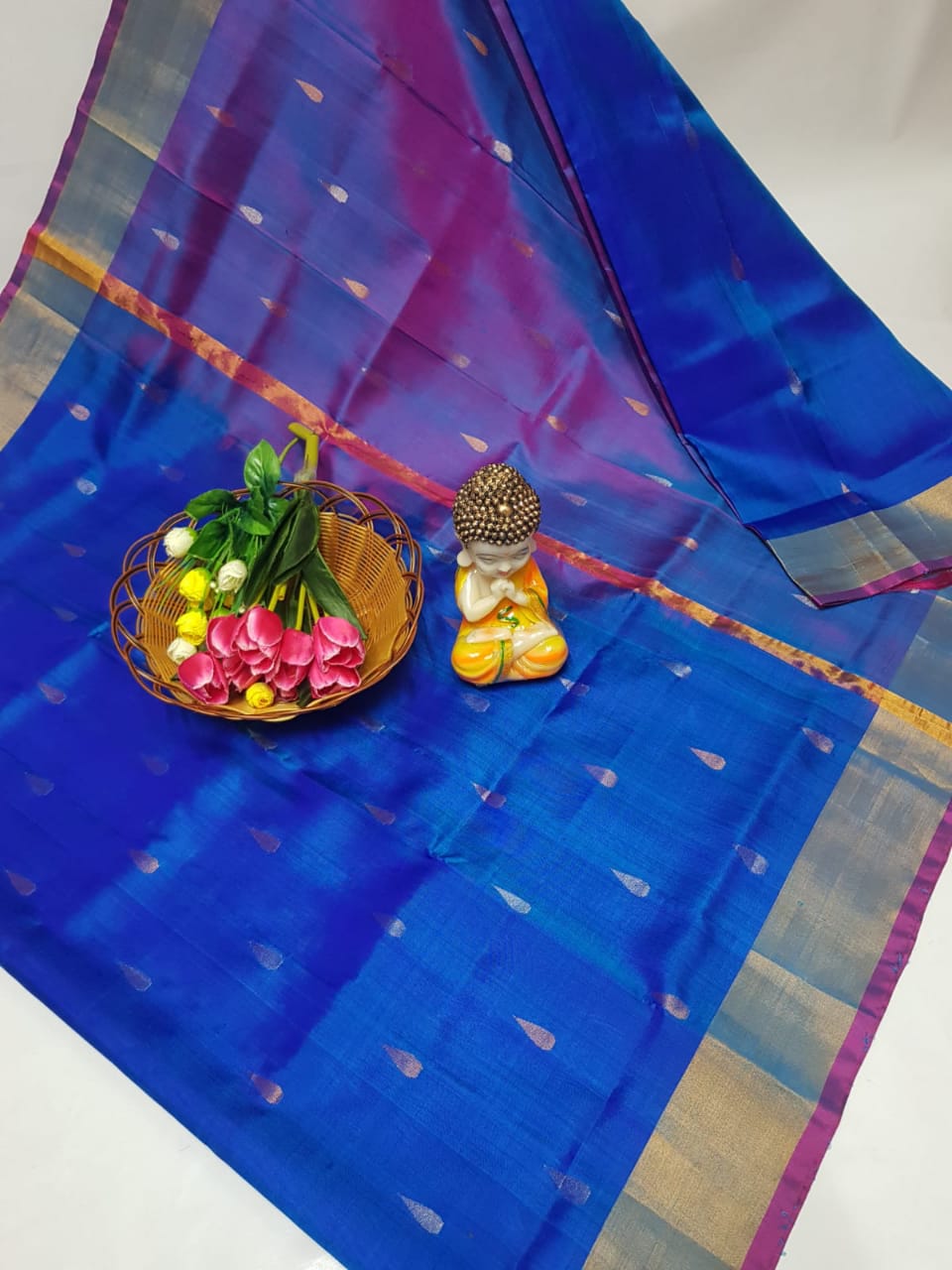 Ulrikai | Uppada-Pattu-Nakshatra butti-Saree