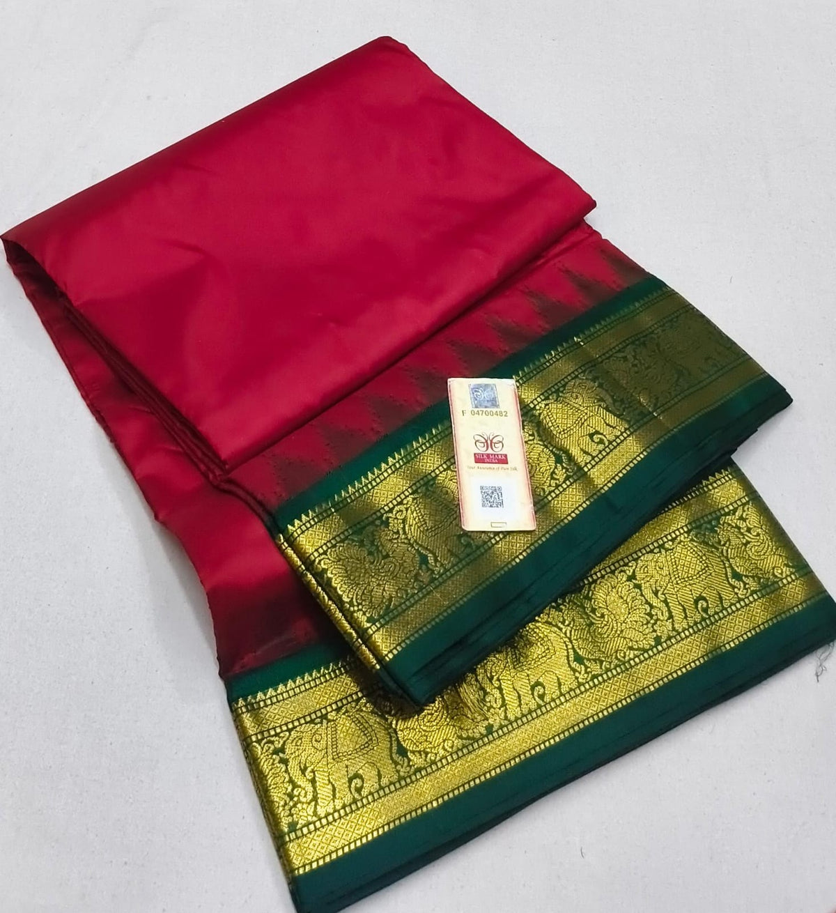 9 yards pure silk kanchipuram saree