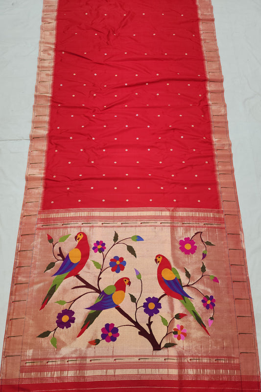 Sinvani | Single Muniya Paithani Silk Saree