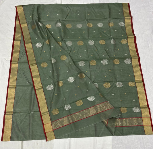 Chandraprakash | Cotton Silk Chanderi Saree