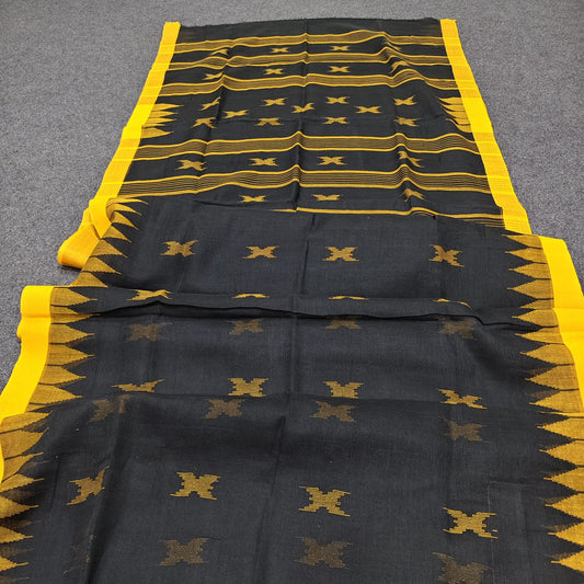 Handloom manipuri cotton saree
With bp