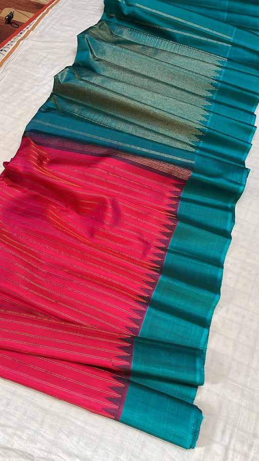 Pure silk handwoven gadwal sarees