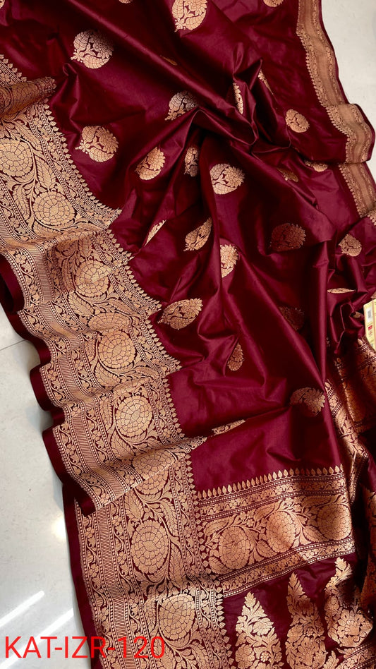 Brahmika | Katan Silk Banarasee Saree
