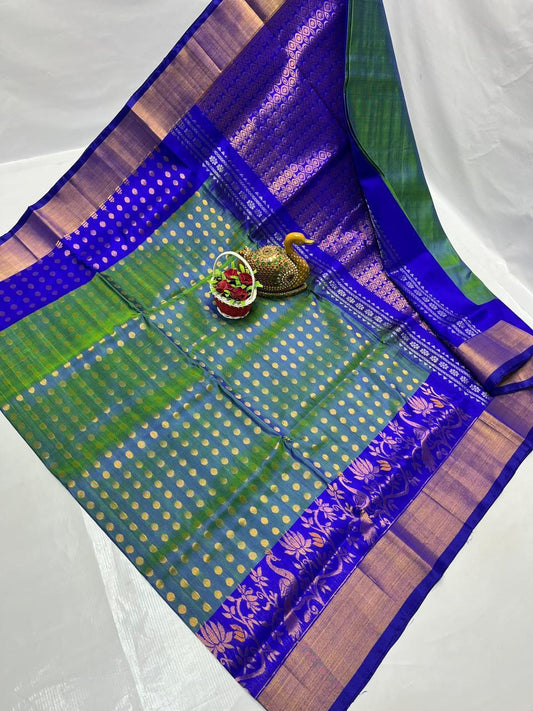Ummehani | Uppada Pattu Saree with all over buttis