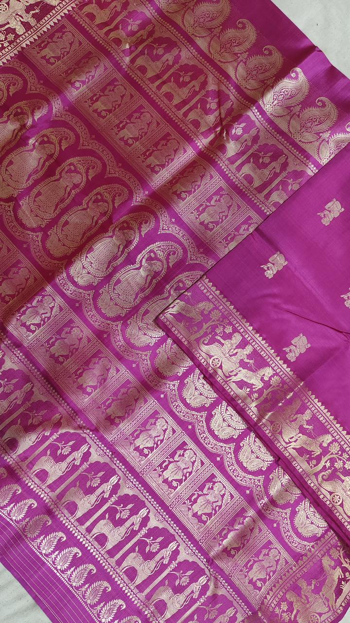 Balushmika | Meenakari baluchari saree