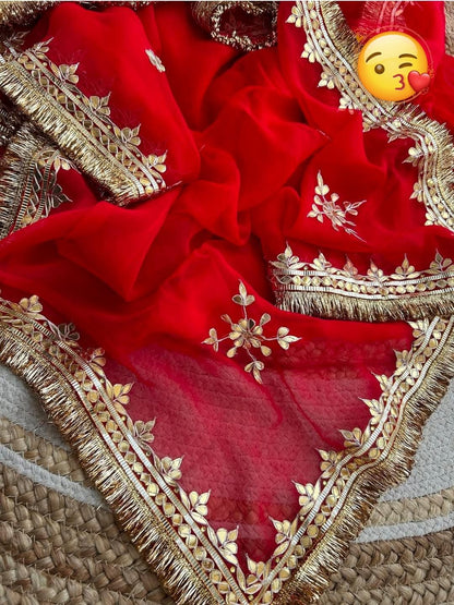 Ganish | Gota patti Saree