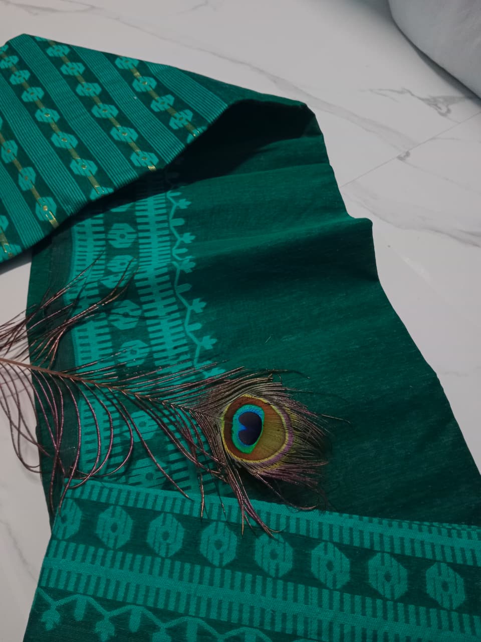 Jamraani | Soft Cotton Jamdani Saree