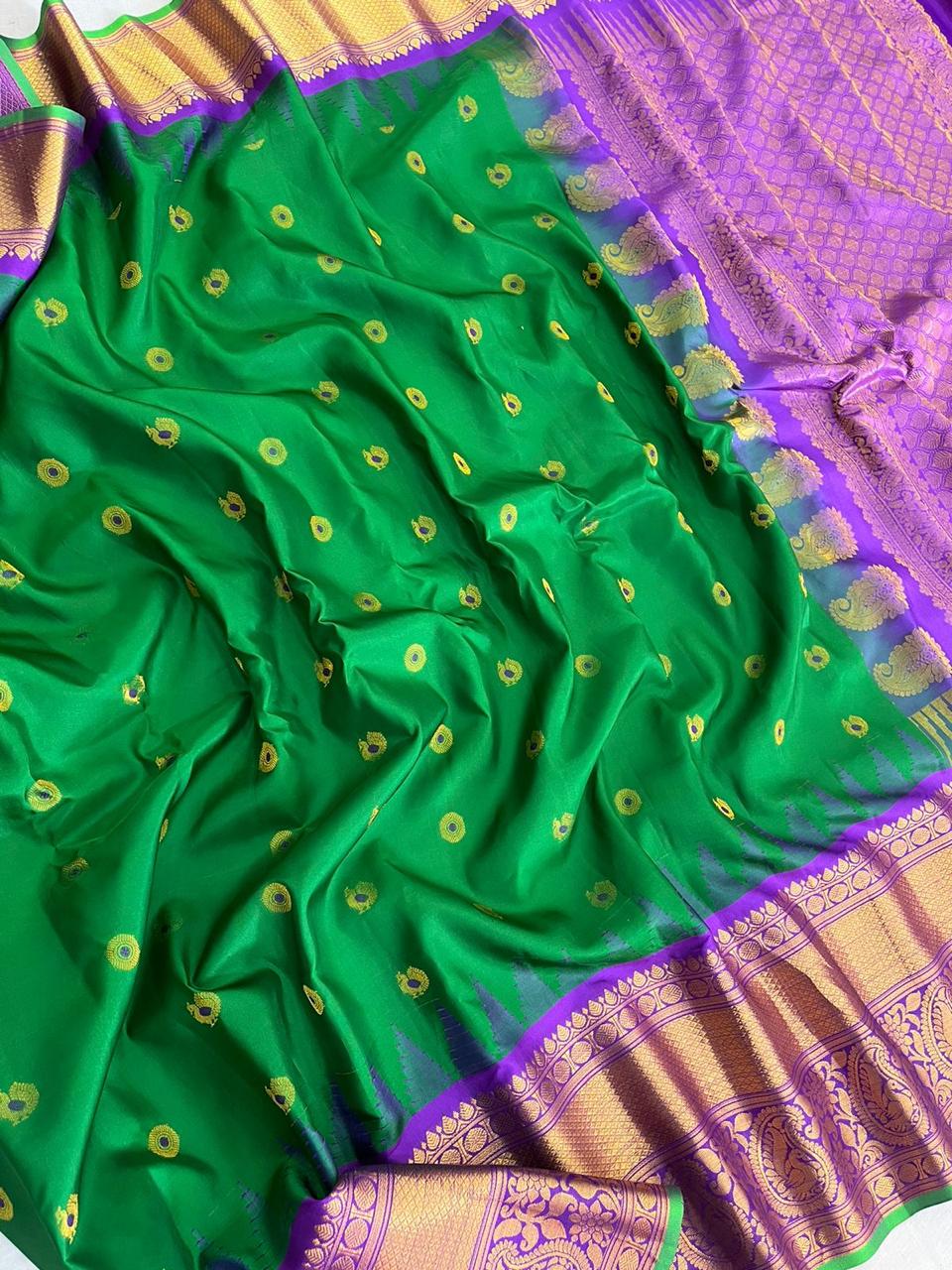 Chahat | Gadwal Sarees in pure Silk