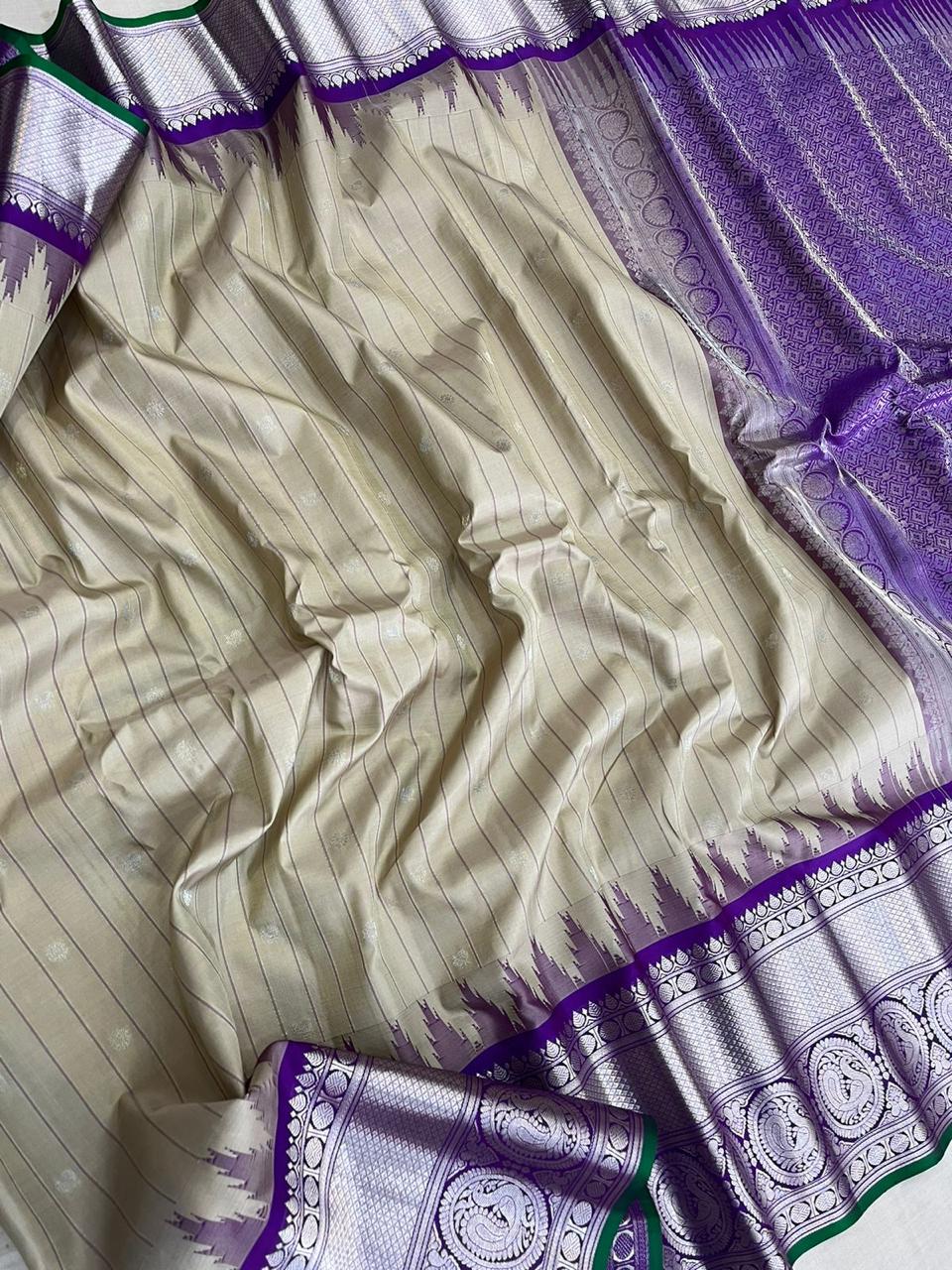 Bharathi | Gadwal Sarees in pure Silk