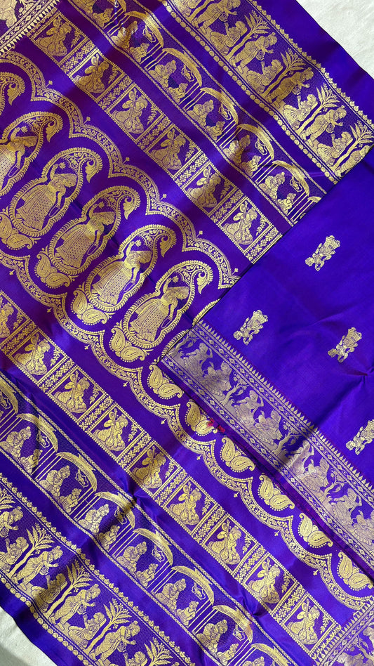 Baluchari sarees.
Material silk with bp.
With silkmark.