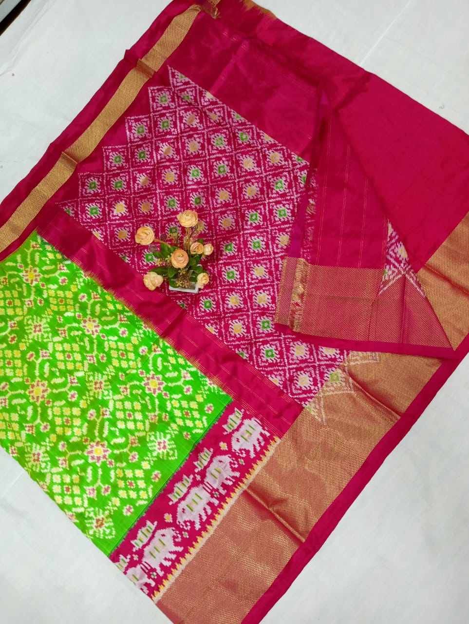 Iyla | Pochampally Ikkat silk saree